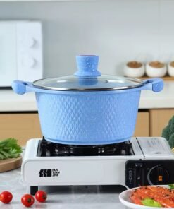 Aluminum Alloy Combination Cookware Set Special Flat Bottomed Soup Pot Milk Pot Frying Pan for Open Flame Stove