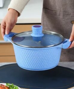Aluminum Alloy Combination Cookware Set Special Flat Bottomed Soup Pot Milk Pot Frying Pan for Open Flame Stove