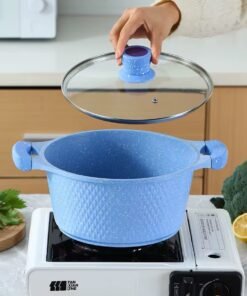 Aluminum Alloy Combination Cookware Set Special Flat Bottomed Soup Pot Milk Pot Frying Pan for Open Flame Stove