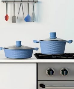 Aluminum Alloy Combination Cookware Set Special Flat Bottomed Soup Pot Milk Pot Frying Pan for Open Flame Stove