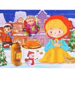 New Arrival Montessori Animal Travel Wooden Jigsaw Puzzle Board 30-Piece Toddler Learning Toys