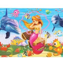 New Arrival Montessori Animal Travel Wooden Jigsaw Puzzle Board 30-Piece Toddler Learning Toys