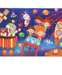 New Arrival Montessori Animal Travel Wooden Jigsaw Puzzle Board 30-Piece Toddler Learning Toys