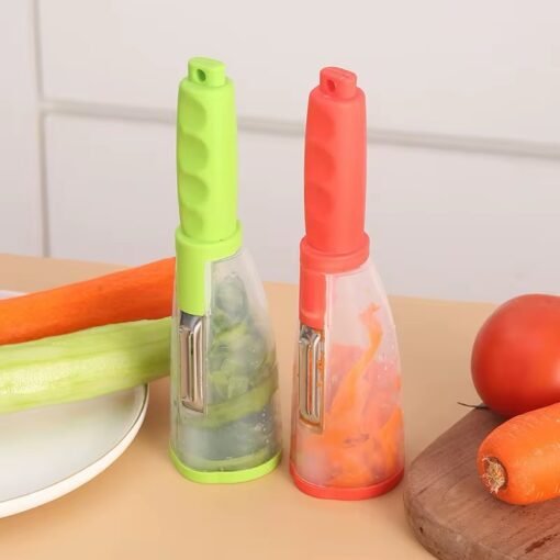 Container Fruits Vegetables Multi function Stainless Steel Manual Kitchen Peeler