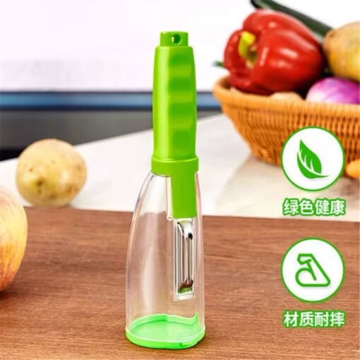 Container Fruits Vegetables Multi function Stainless Steel Manual Kitchen Peeler