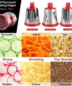 Manual Kitchen Household 3-in-1 Hand Cutting Tools Vegetable Fruit Chopper Tool Peeler Stainless Steel