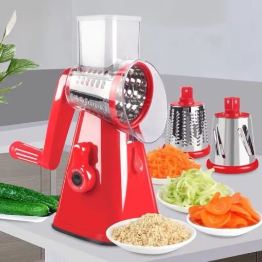 Manual Kitchen Household 3-in-1 Hand Cutting Tools Vegetable Fruit Chopper Tool Peeler Stainless Steel