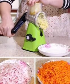 Manual Kitchen Household 3-in-1 Hand Cutting Tools Vegetable Fruit Chopper Tool Peeler Stainless Steel