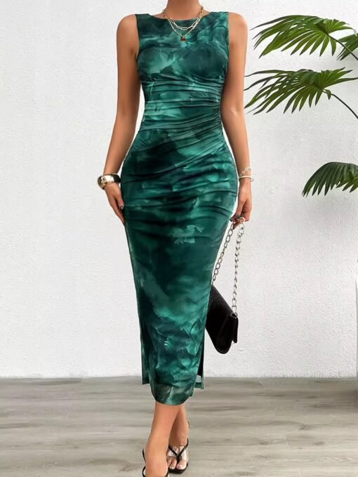 Slim Sleeveless Dress for Spring and Summer for Woman