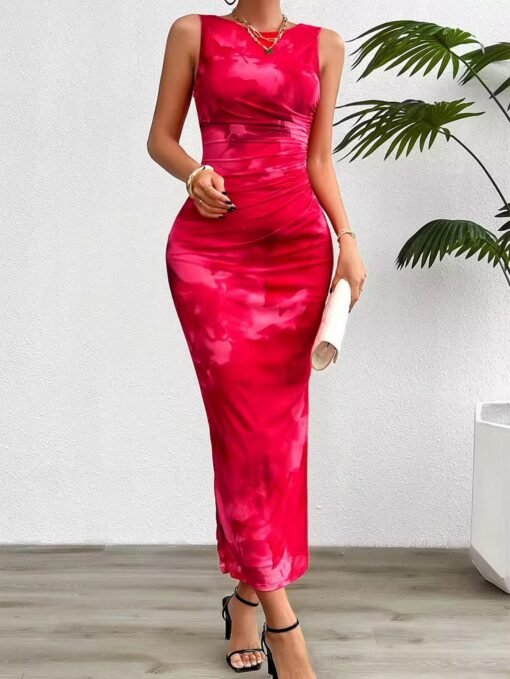 Slim Sleeveless Dress for Spring and Summer for Woman
