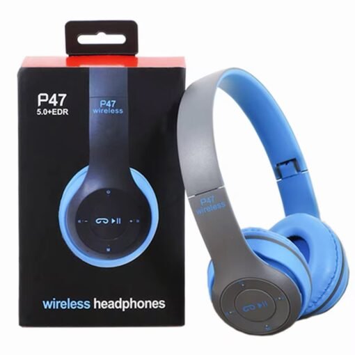Wireless Bluetooth P47 Earphone Foldable Headset for mobile phone or computer audifonos AUX line TF card