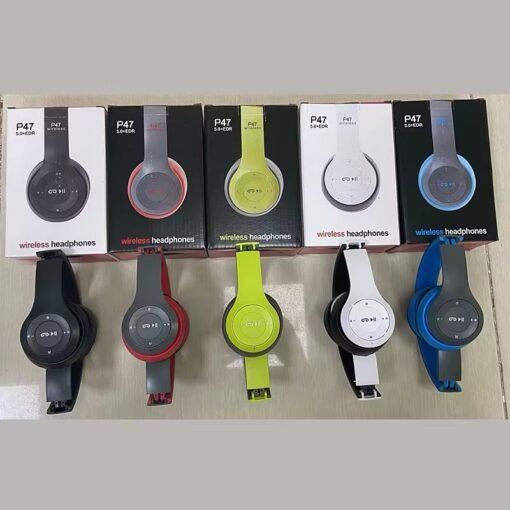 Wireless Bluetooth P47 Earphone Foldable Headset for mobile phone or computer audifonos AUX line TF card