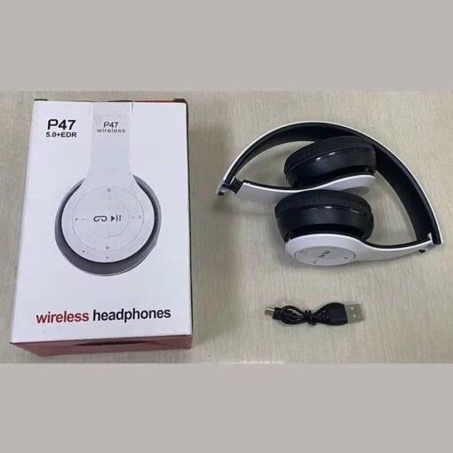 Wireless Bluetooth P47 Earphone Foldable Headset for mobile phone or computer audifonos AUX line TF card