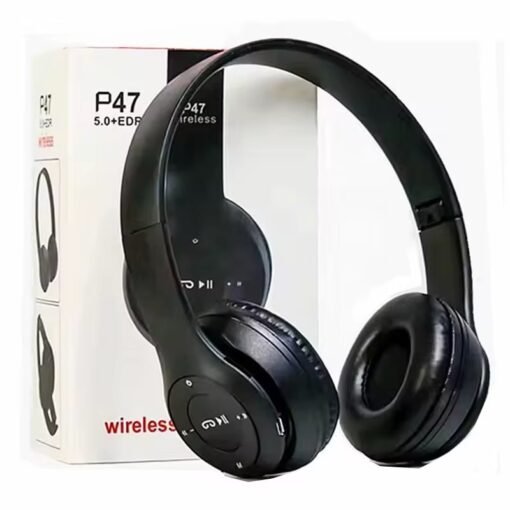 Wireless Bluetooth P47 Earphone Foldable Headset for mobile phone or computer audifonos AUX line TF card