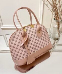 New Designer Mini Cute Print Pu Leather Shell Shape Hand Bag Purse Messenger Crossbody