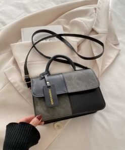 2025 New Woman's Handbags Stitching Color Lady's Shoulder Bags Fashion Woman's Crossbody Bags