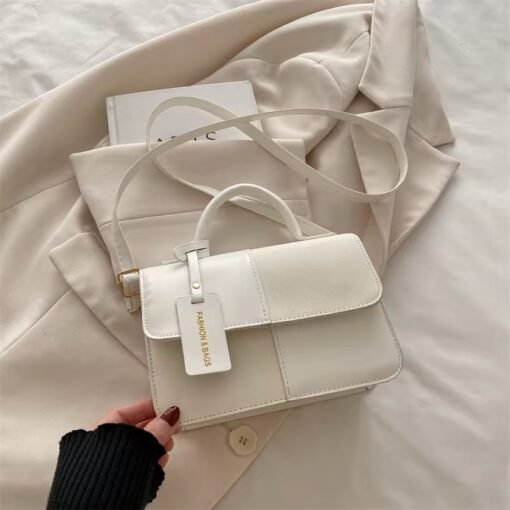 2025 New Woman's Handbags Stitching Color Lady's Shoulder Bags Fashion Woman's Crossbody Bags