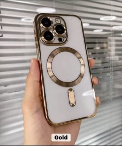 Electroplate wireless charging phone case for iphone tpu magnetic phone case for iphone 16 15 14 13 12 11 Pro max