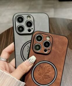 High Quality Lens Glass Protector Magnetic Mobile Phone Case For iPhone 11 12 13 14 15 16 Pro Max Leather Phone Cover