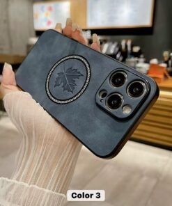 High Quality Lens Glass Protector Magnetic Mobile Phone Case For iPhone 11 12 13 14 15 16 Pro Max Leather Phone Cover