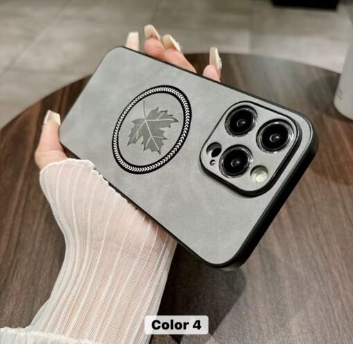 High Quality Lens Glass Protector Magnetic Mobile Phone Case For iPhone 11 12 13 14 15 16 Pro Max Leather Phone Cover