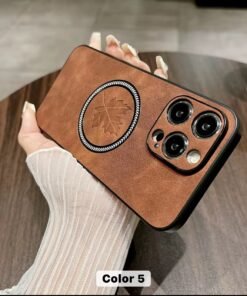 High Quality Lens Glass Protector Magnetic Mobile Phone Case For iPhone 11 12 13 14 15 16 Pro Max Leather Phone Cover