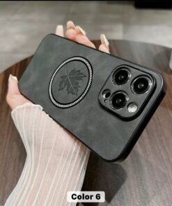High Quality Lens Glass Protector Magnetic Mobile Phone Case For iPhone 11 12 13 14 15 16 Pro Max Leather Phone Cover