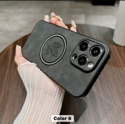 High Quality Lens Glass Protector Magnetic Mobile Phone Case For iPhone 11 12 13 14 15 16 Pro Max Leather Phone Cover