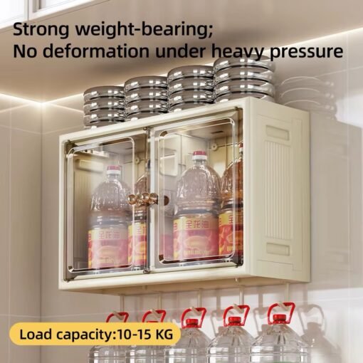 Pp Material Plastic Drawer Foldable Bathroom Storage Cabinet Over Toilet With Hooks Kitchen Spices Storage Cabinets