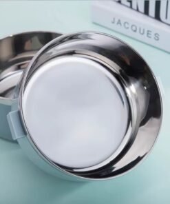 Portable 3 Layer Lunch Round Bento box Airtight Stainless Steel Lunch Box For Kids