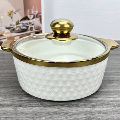 Elegant Ceramic Soup Pot Quality ceramic Pot Set