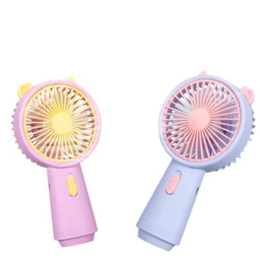 Cute Fashion Cartoon Portable Usb Charge Fan Portable Rechargeable Kawaii Anime Fan Air Cooler Small Gift Mini Fans