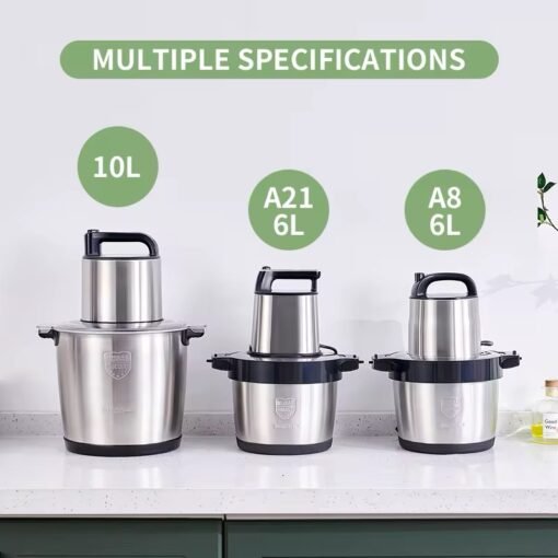 Yam pounder Machine 6L Fufu Pounding Blender Meat Chopper Electric Meat Grinder Machine
