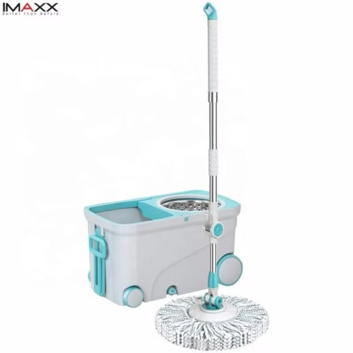Household Magic 360 Rotating Mop 4 Wheels for Floor Cleaning with Replacement Refill