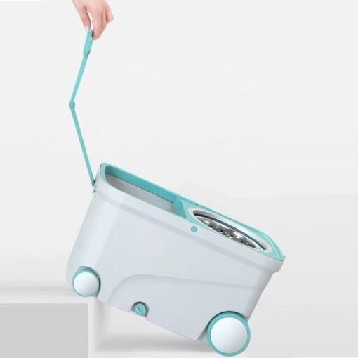 Household Magic 360 Rotating Mop 4 Wheels for Floor Cleaning with Replacement Refill