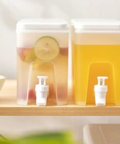 TS Large Capacity Refrigerator Beverage Bucket Simple Household Tea and Fruit Infuser Pitcher with Tap Cold Brew Bottle