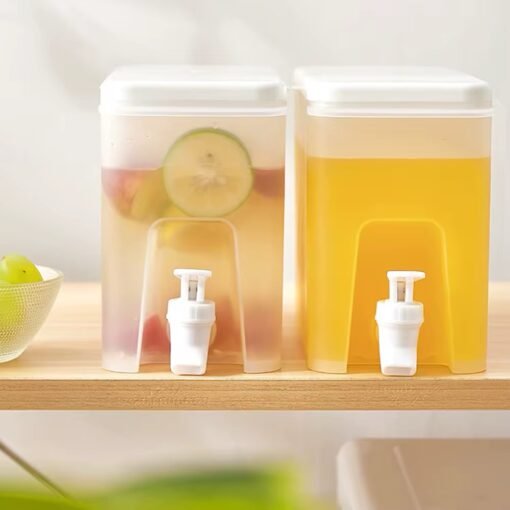 TS Large Capacity Refrigerator Beverage Bucket Simple Household Tea and Fruit Infuser Pitcher with Tap Cold Brew Bottle