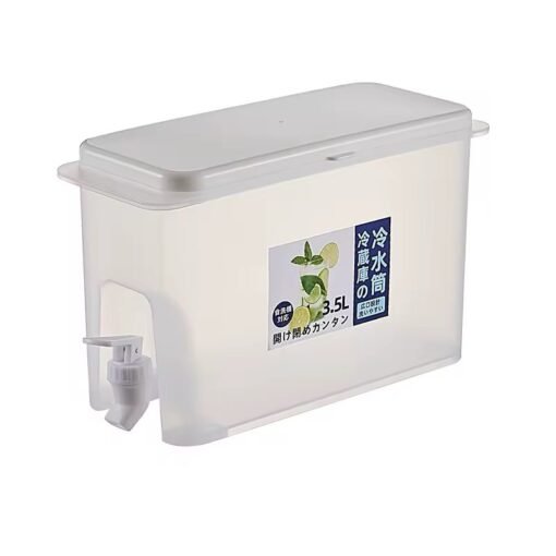 TS Large Capacity Refrigerator Beverage Bucket Simple Household Tea and Fruit Infuser Pitcher with Tap Cold Brew Bottle