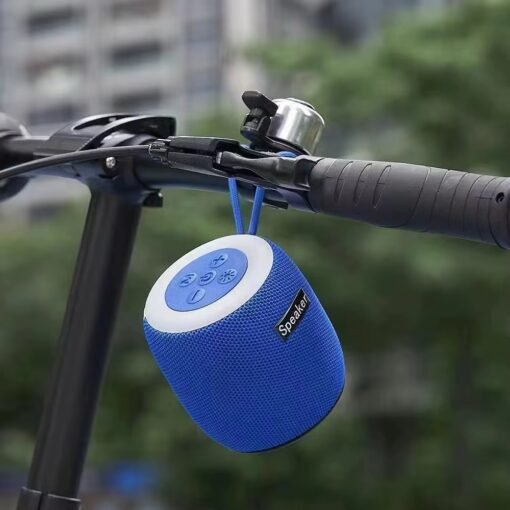 Portable Outdoor Fabric Wireless Bluetooth Speaker Mini Sound Speaker with Mood Night Light RGB Flashing