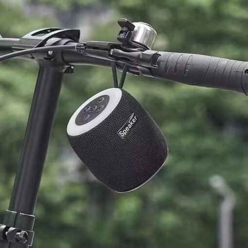 Portable Outdoor Fabric Wireless Bluetooth Speaker Mini Sound Speaker with Mood Night Light RGB Flashing