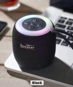 Portable Outdoor Fabric Wireless Bluetooth Speaker Mini Sound Speaker with Mood Night Light RGB Flashing
