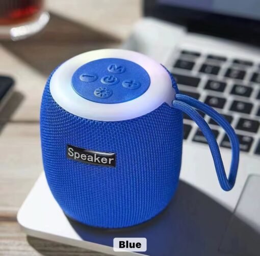 Portable Outdoor Fabric Wireless Bluetooth Speaker Mini Sound Speaker with Mood Night Light RGB Flashing