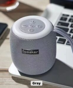 Portable Outdoor Fabric Wireless Bluetooth Speaker Mini Sound Speaker with Mood Night Light RGB Flashing