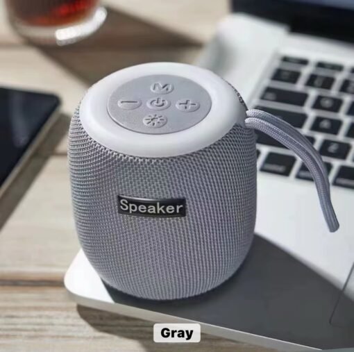 Portable Outdoor Fabric Wireless Bluetooth Speaker Mini Sound Speaker with Mood Night Light RGB Flashing