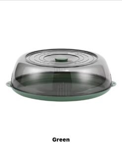 Plastic Microwave Food Plate Container Cover Multi Layer Food Vegetable Cover Heat-insulated vegetable cover