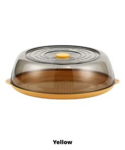 Plastic Microwave Food Plate Container Cover Multi Layer Food Vegetable Cover Heat-insulated vegetable cover