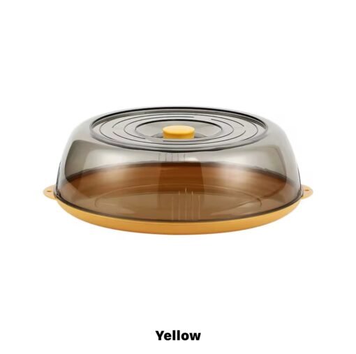 Plastic Microwave Food Plate Container Cover Multi Layer Food Vegetable Cover Heat-insulated vegetable cover