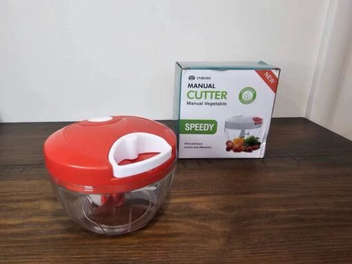 Mini Hand Pull String Food Meat Vegetable Cutter Slicer Manual Food Chopper