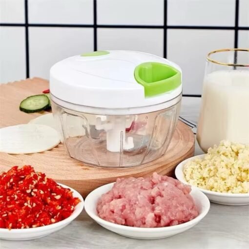 Mini Hand Pull String Food Meat Vegetable Cutter Slicer Manual Food Chopper
