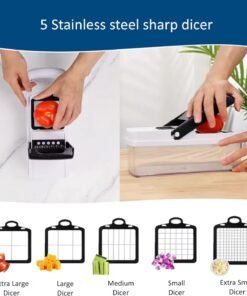 Multifunctional Food Chopper Kitchen Vegetable Slicer Dicer Cutter Veggie Chopper